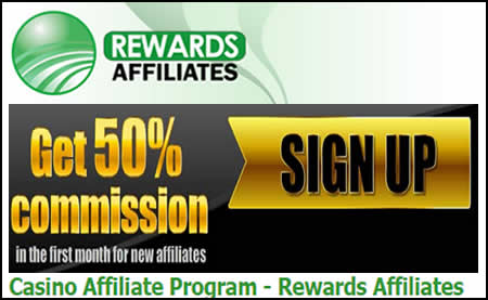 Rewards affiliates pour les affiliés et blogueurs dans le domaine des casinos en ligne.