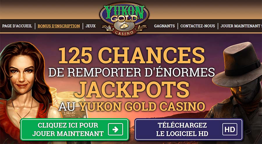 Un gros et nouveau gagnant le 5 septembre chez Yukon Gold Casino au Canada