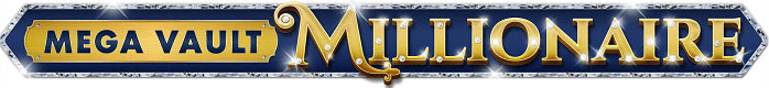 Le logo et l'icône de la slot Mega Vault Millionaire